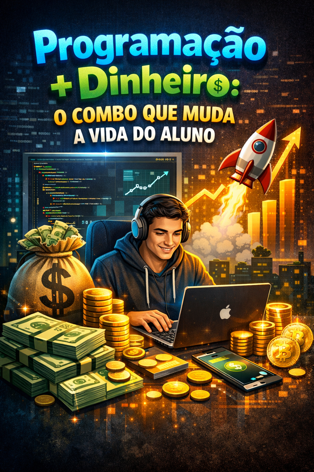 Programação + Dinheiro: o combo que muda a vida do aluno