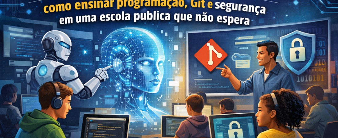 IA no Curso Técnico: como ensinar programação, Git e segurança em uma escola pública que não espera