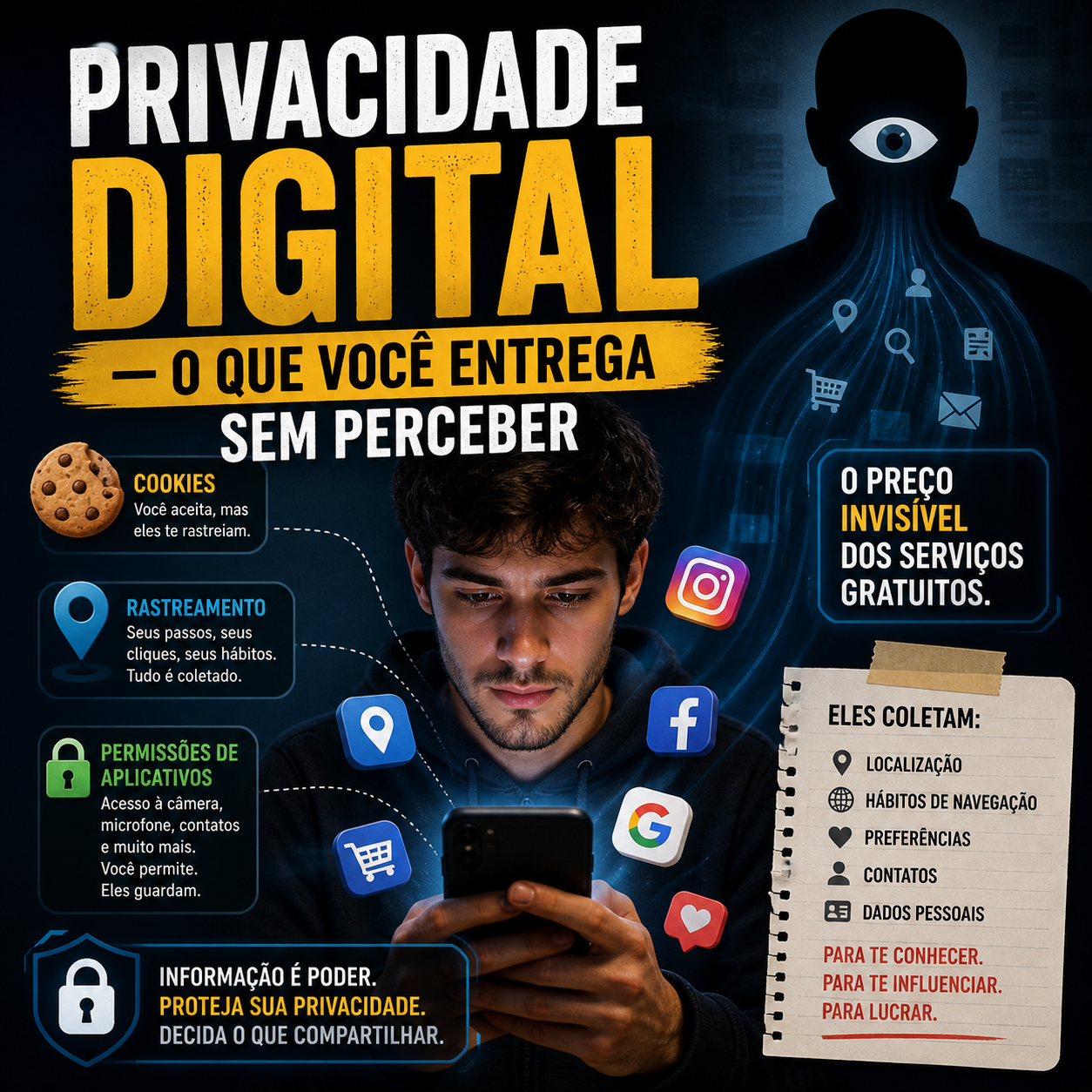 Privacidade Digital — O Que Você Entrega Sem Perceber | Parte II | Capítulo 7