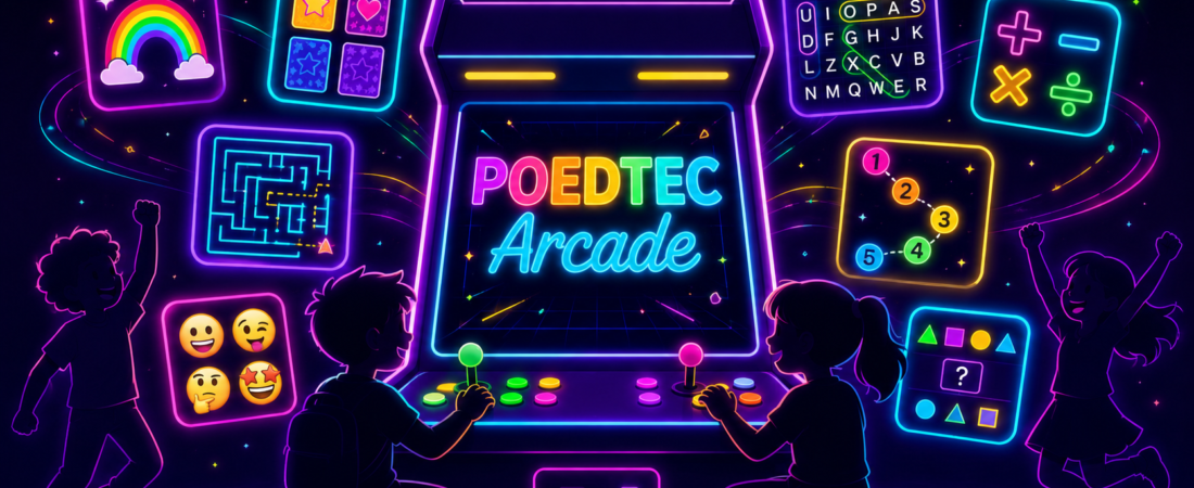 POEDTEC Arcade: 20 Jogos Educativos de Matemática, Ciências e Geografia